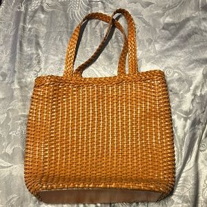 Vintage Falor Woven Leather Bag
